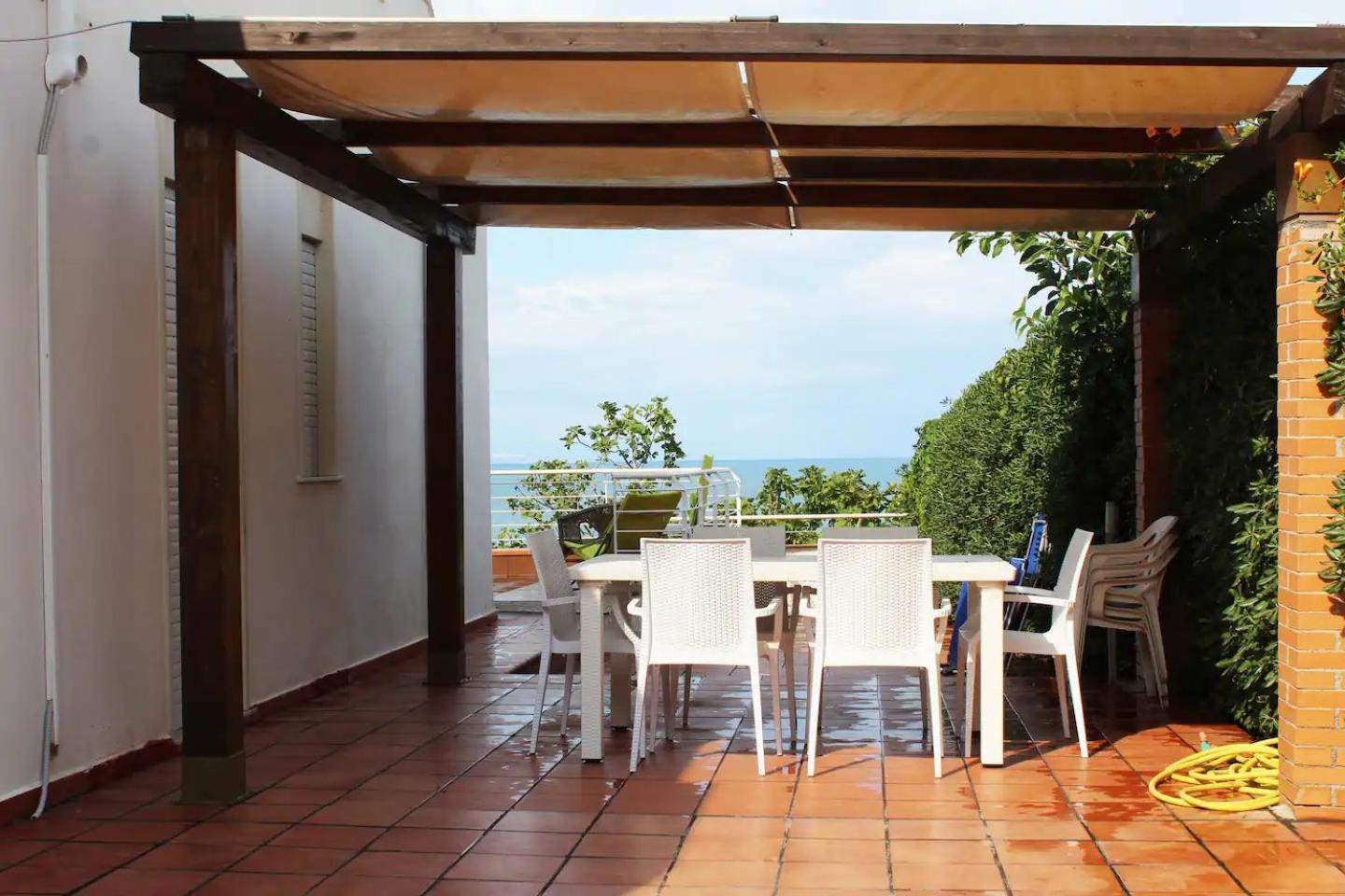 Terrazza Sul Mare Villa Agnone Bagni Luaran gambar
