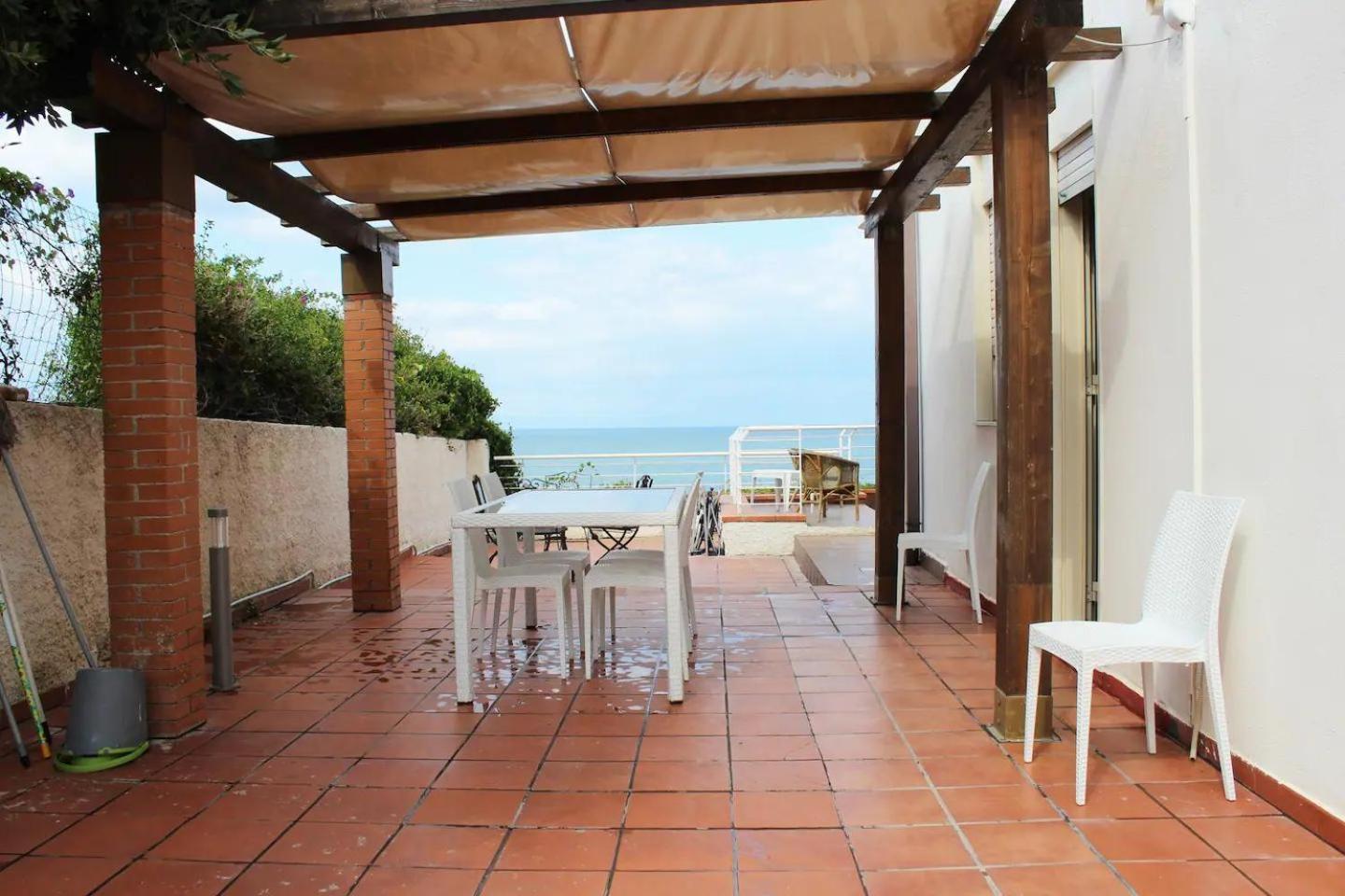 Terrazza Sul Mare Villa Agnone Bagni Luaran gambar